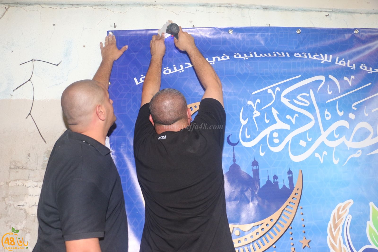  بالصور: جمعية يافا تُهنئ المسلمين في المدينة بحلول شهر رمضان المبارك