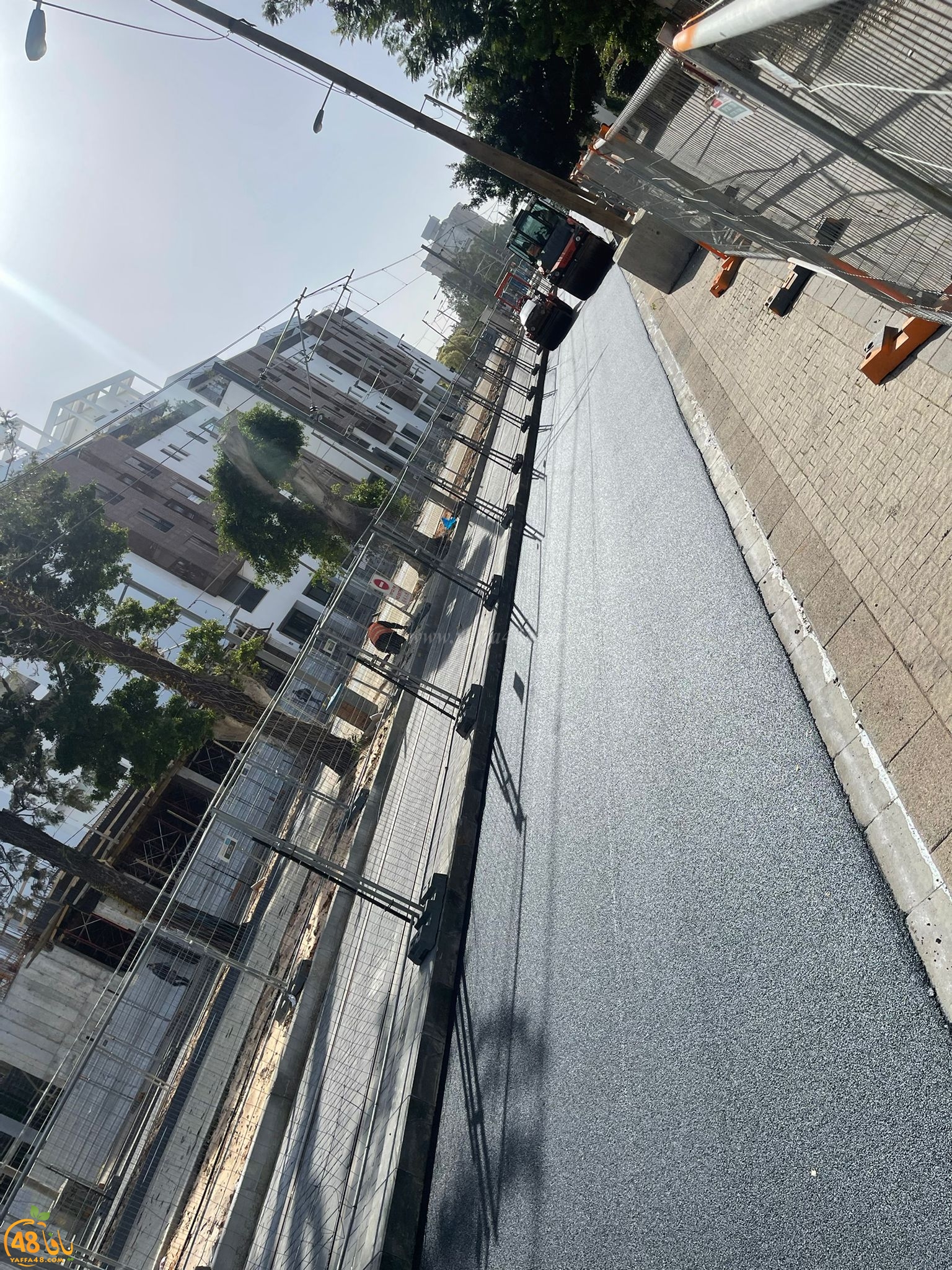  يافا: اعادة افتتاح مقطع من شارع شديروت يروشلايم أمام حركة السيارات