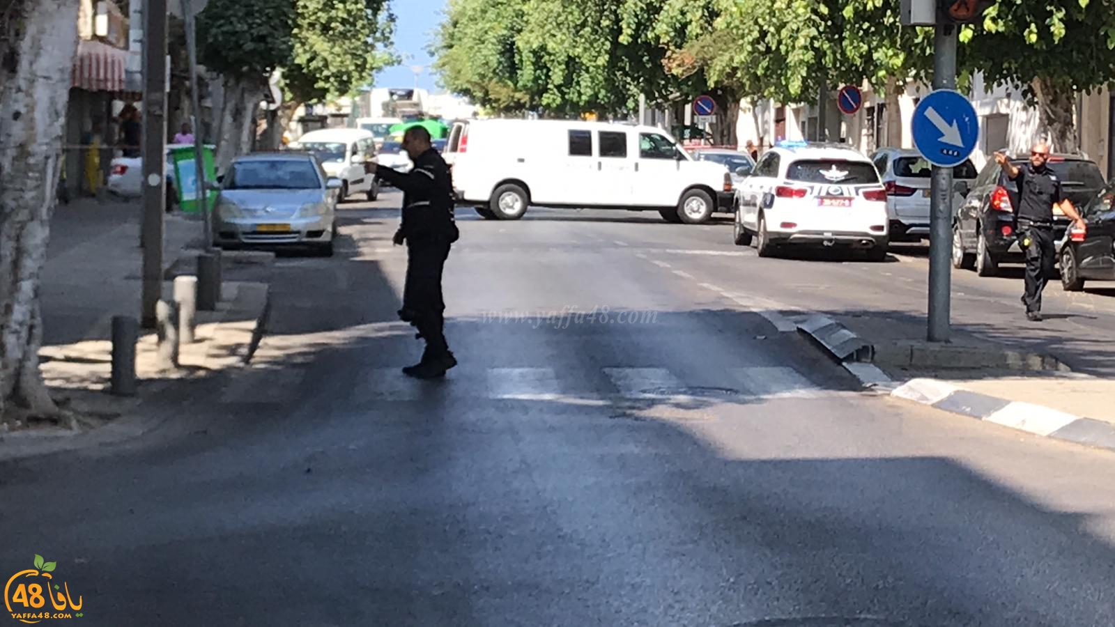  بالصور: الشرطة تُغلق شارع يهودا هيميت بيافا لمعالجة جسم مشبوه