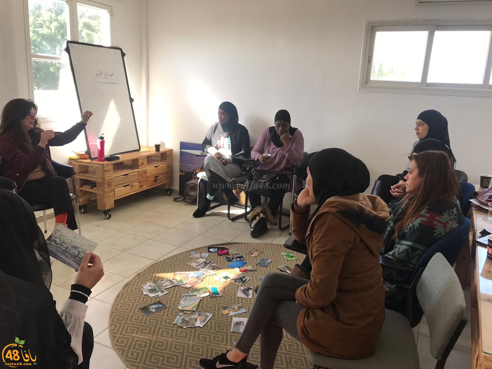 افتتاح دورة تدريبية حول التوجيه المهني في جمعية عروس البحر للمرأة في يافا