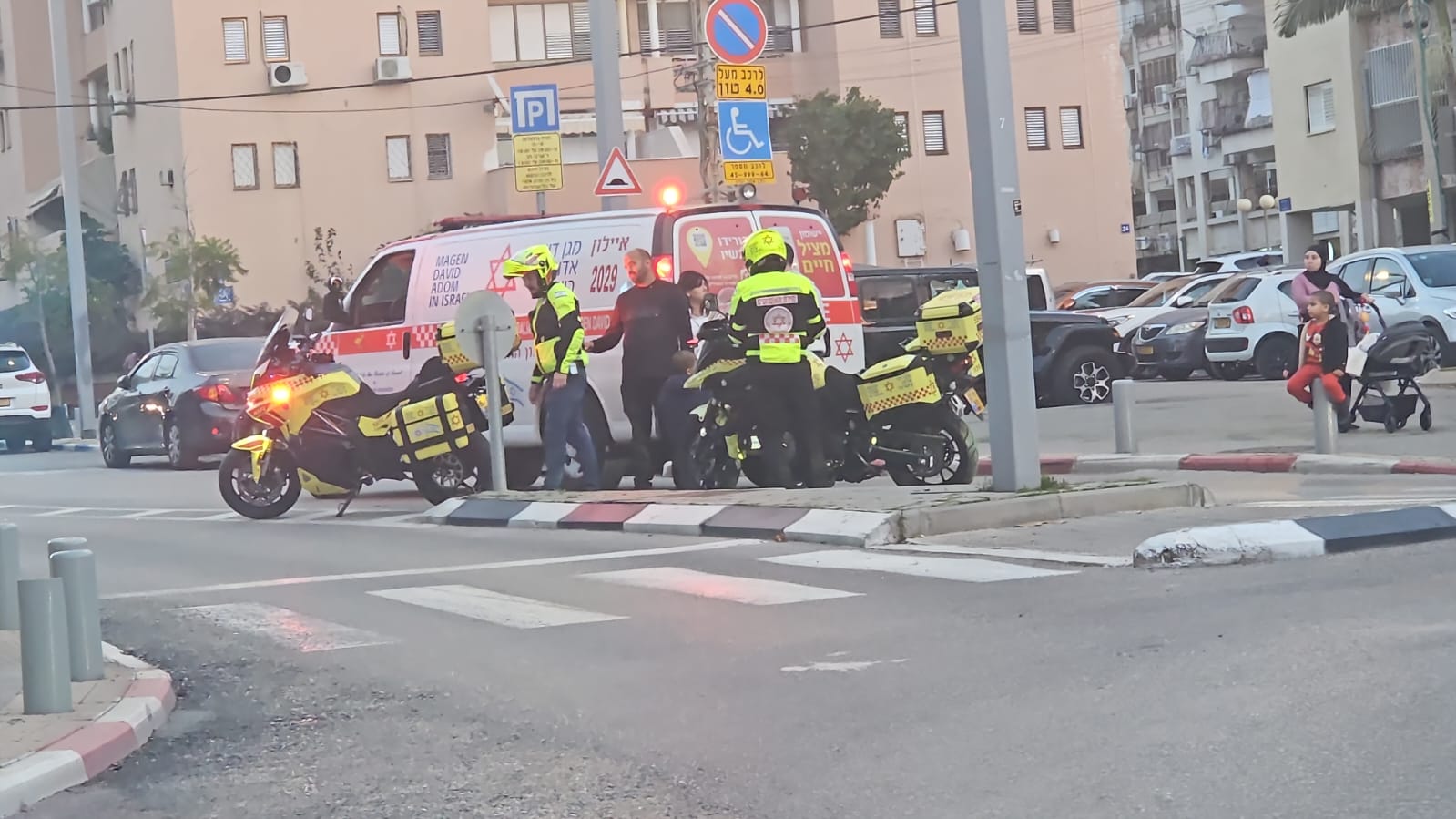 يافا: إصابتان متوسطتان في حادثي طرق في المدينة لراكبي سكوتر