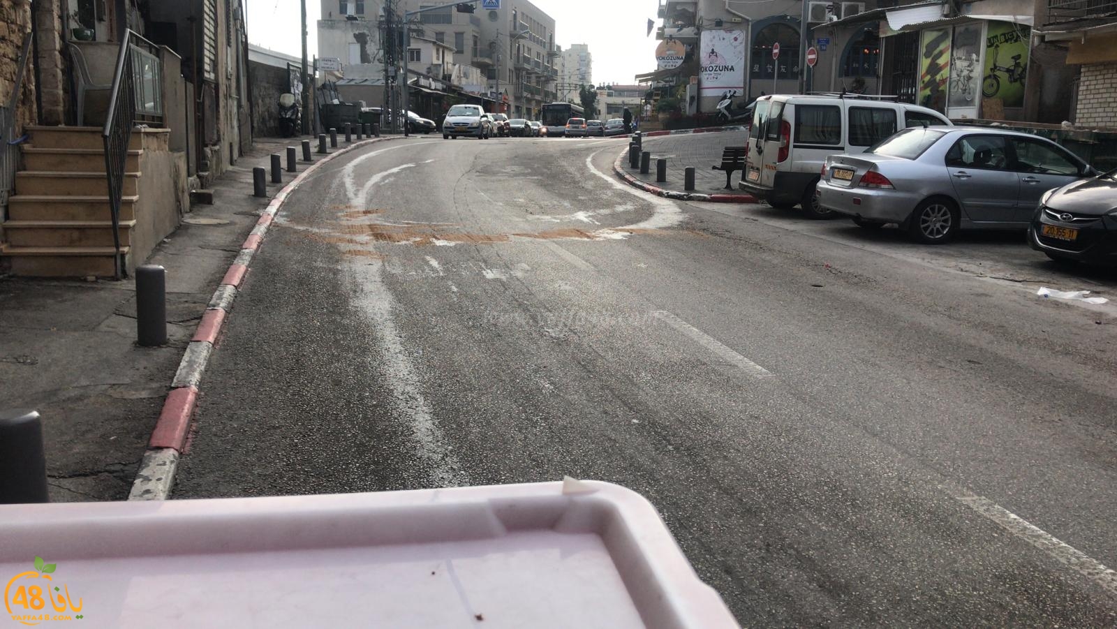 يافا: إغلاق مقاطع من شارع ييفت بعد تسرّب زيوت من احدى المركبات