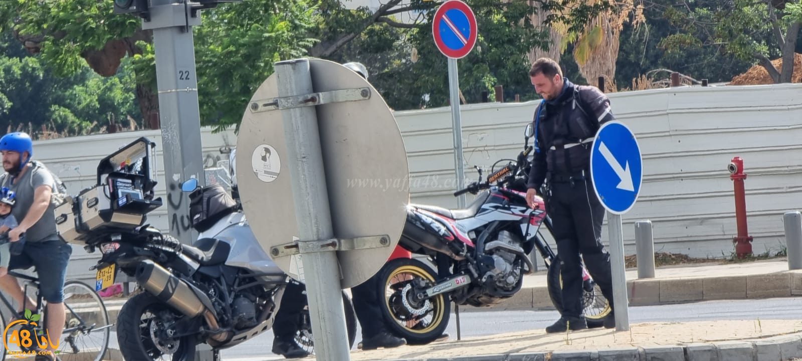  يافا: الشرطة تشن حملة ضد الدراجات النارية 
