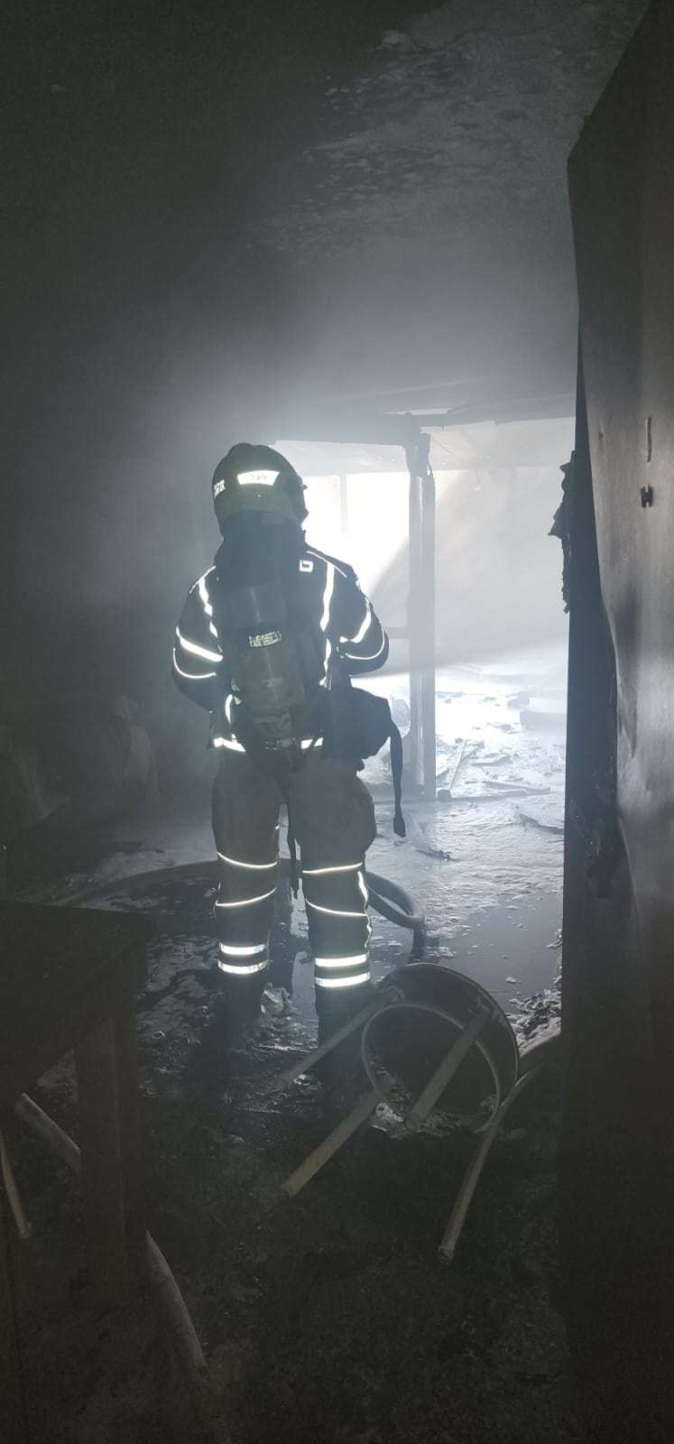 اللد: حريق داخل أحد المنازل في حي جني افيف 