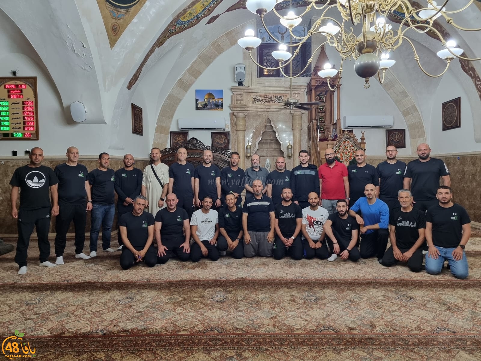 فريق باركود الرياضي للركض من القدس في زيارة لمدينة يافا 