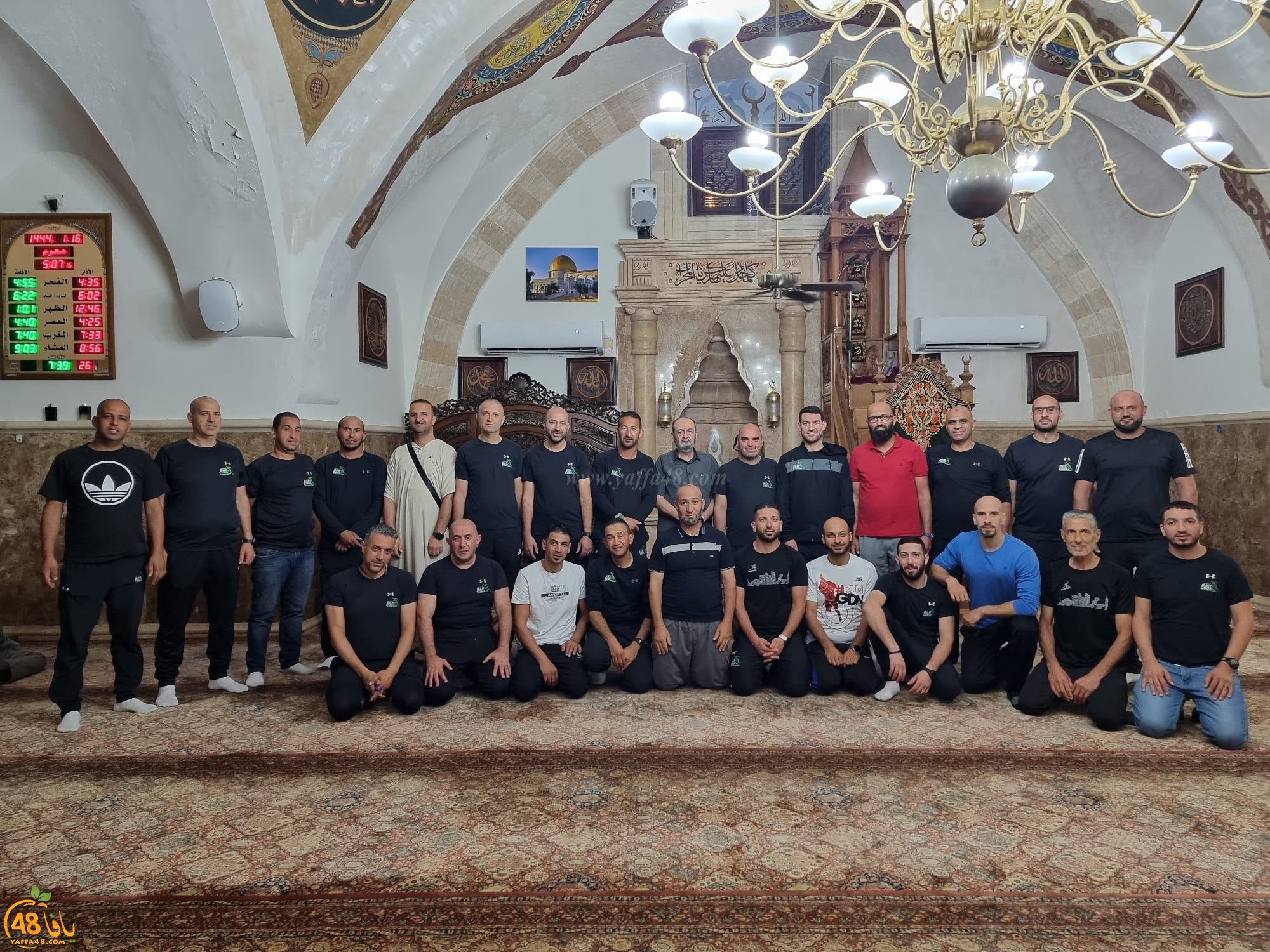 فريق باركود الرياضي للركض من القدس في زيارة لمدينة يافا 