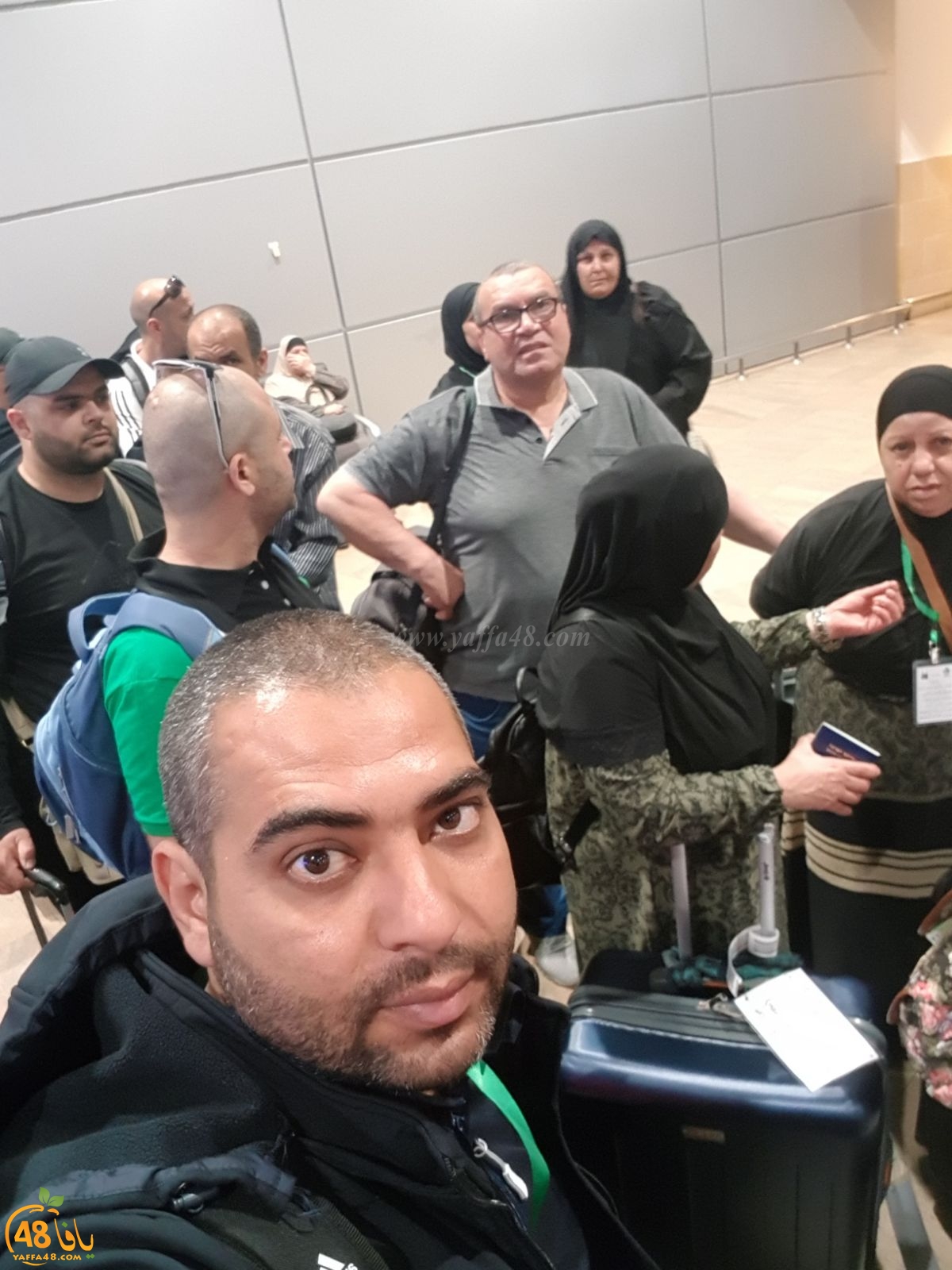  بالصور: لأول مرة - معتمرو يافا يُحرمون من مطار اللد 
