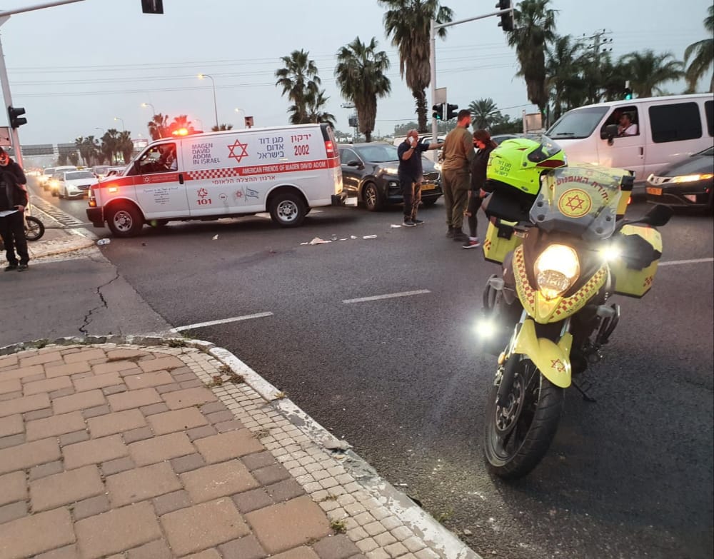  اصابة خطرة لراكب دراجة كهربائية بحادث دهس على شارع 40 