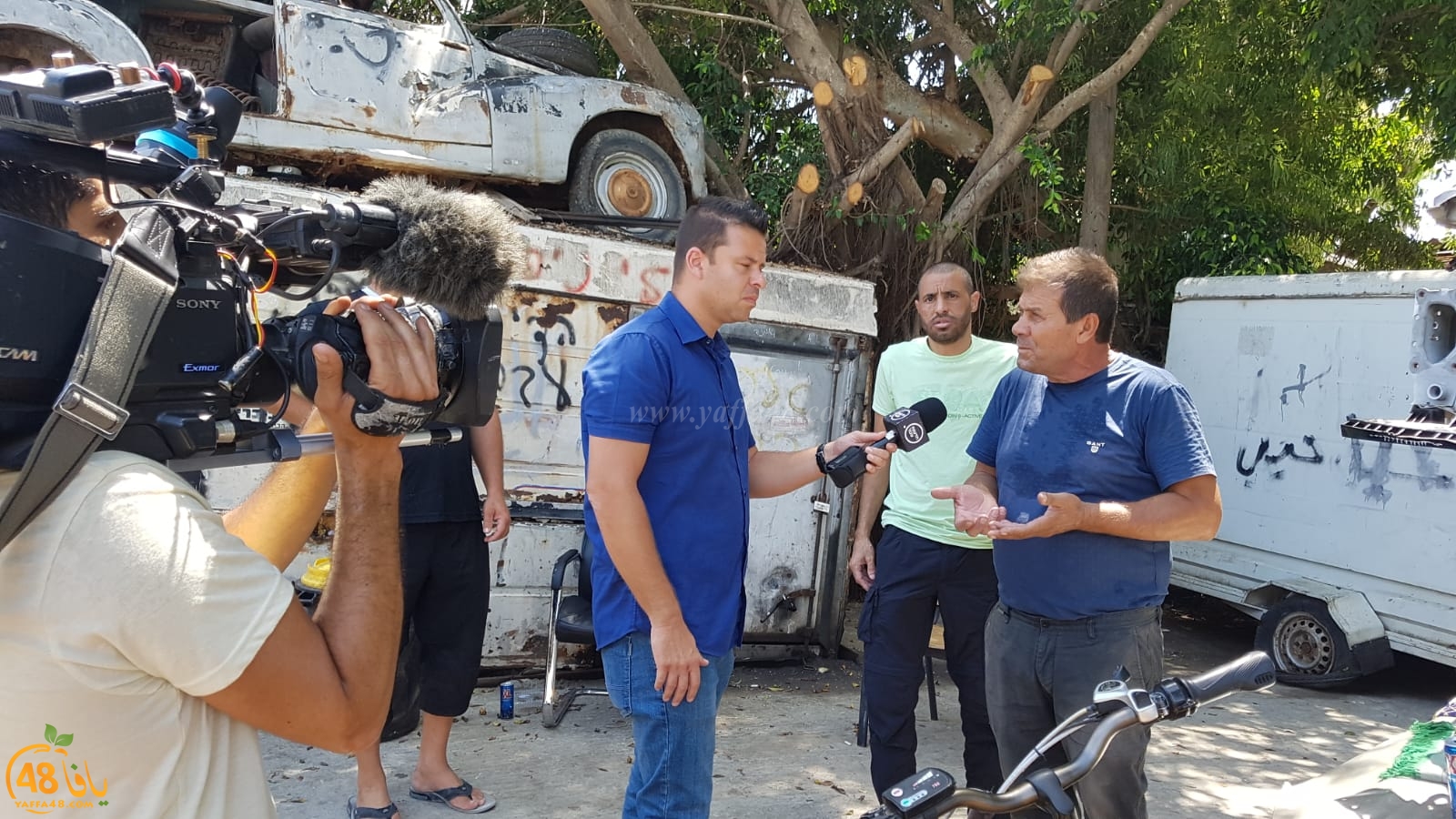 بالفيديو: المؤسسات الحكومية والشرطة تلاحق المواطنين وتصادر ممتلكاتهم في بيارة دكة 