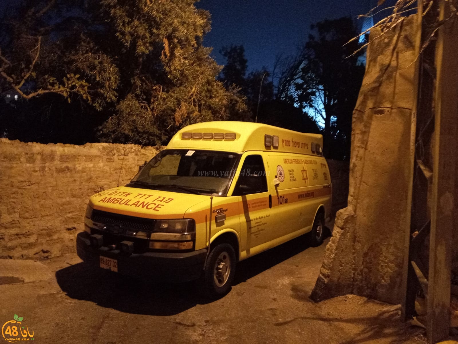  يافا: إصابة متوسطة لرجل سقط من علو في حي العجمي 