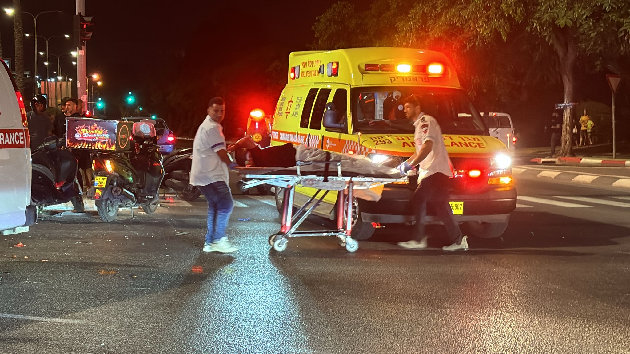 ثلاثة إصابات في حادث طرق مروع على مدخل مدينة يافا الشرقي