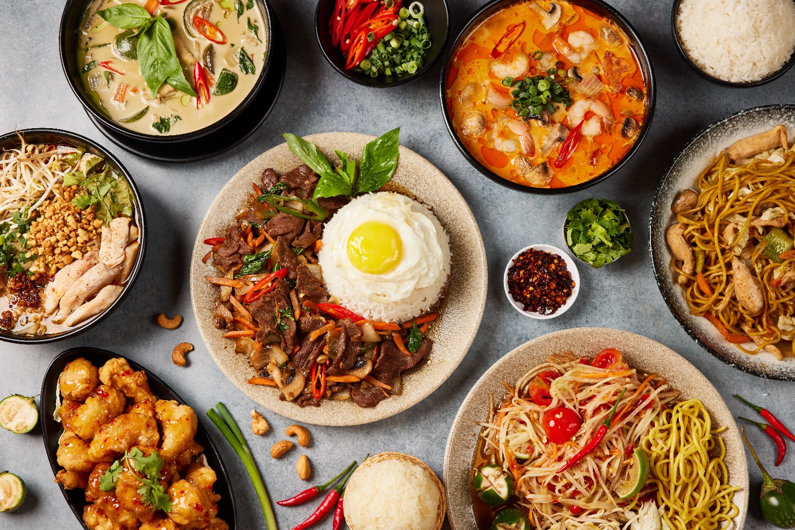 وجباتنا المفضلة من مطعم asia  t التايلاندي لهذا الأسبوع. تعال وجرّب
