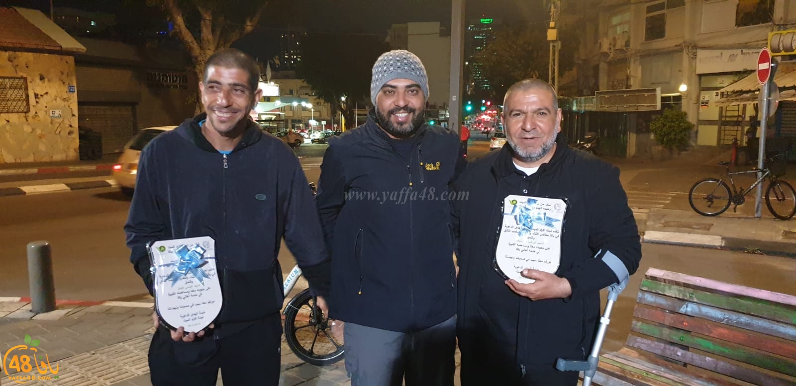 يافا: تكريم عيسى خيمل ومحمد ابو سيف على جهودهما في لجنة اكرام الميت