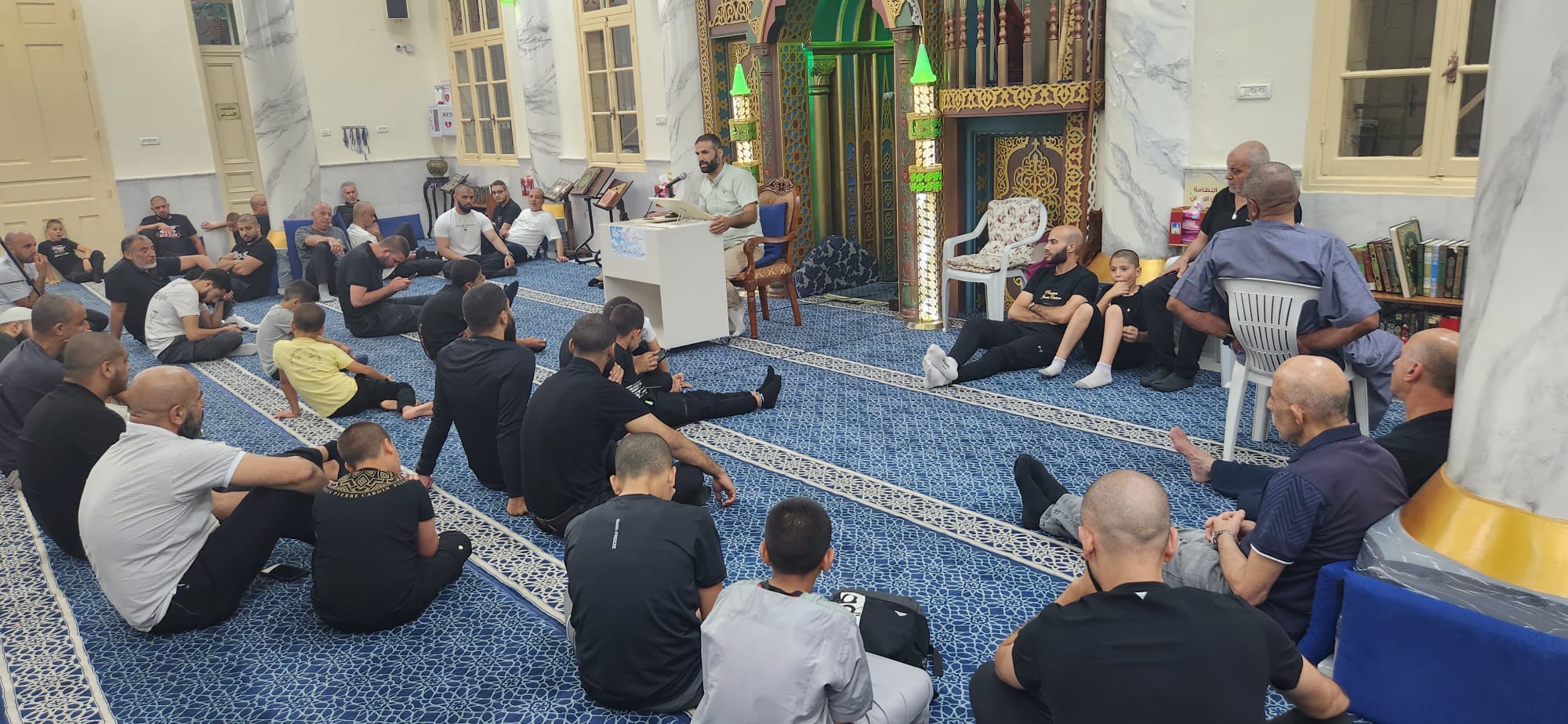 يافا: بالصور الأمسية الإيمانية الأسبوعية مجالس الإيمان في مسجد النزهة