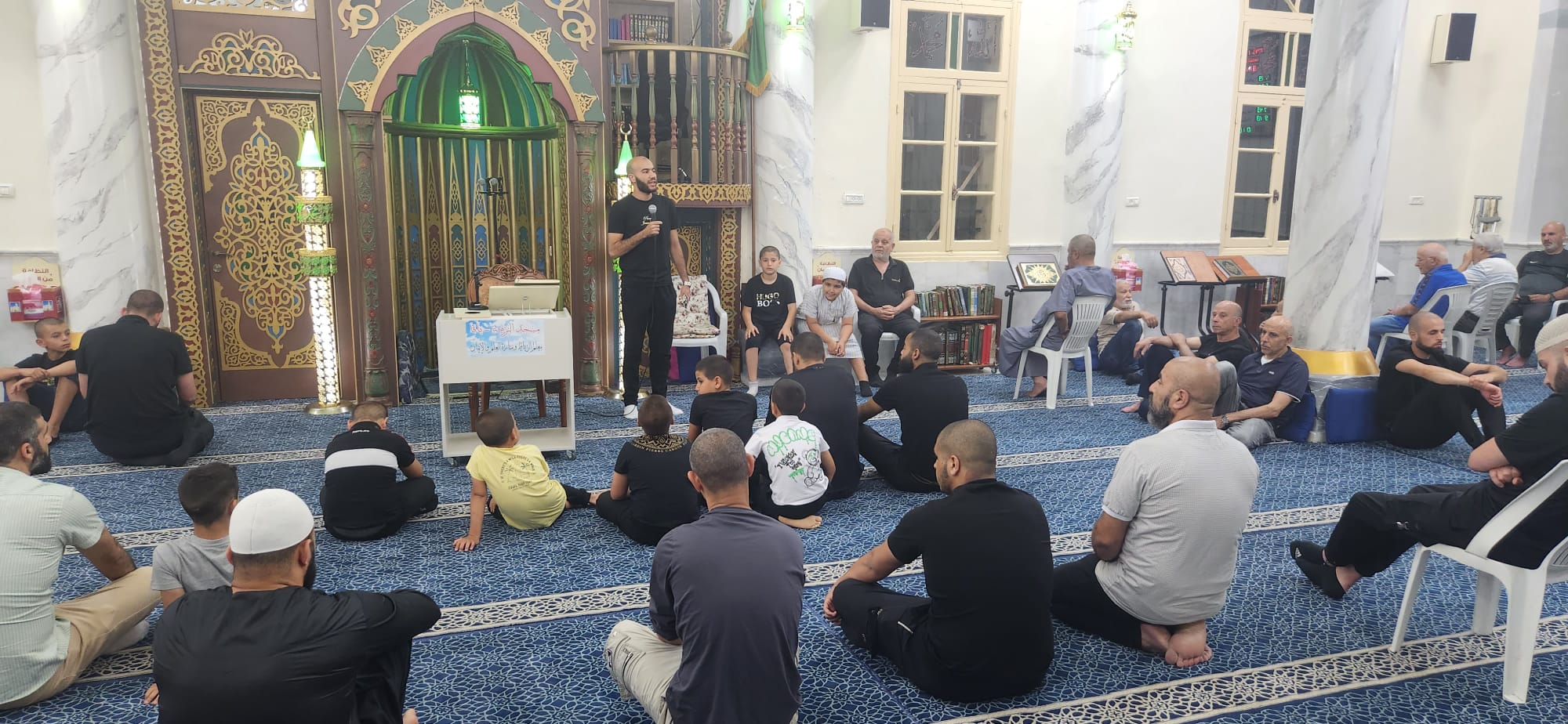 يافا: بالصور الأمسية الإيمانية الأسبوعية مجالس الإيمان في مسجد النزهة