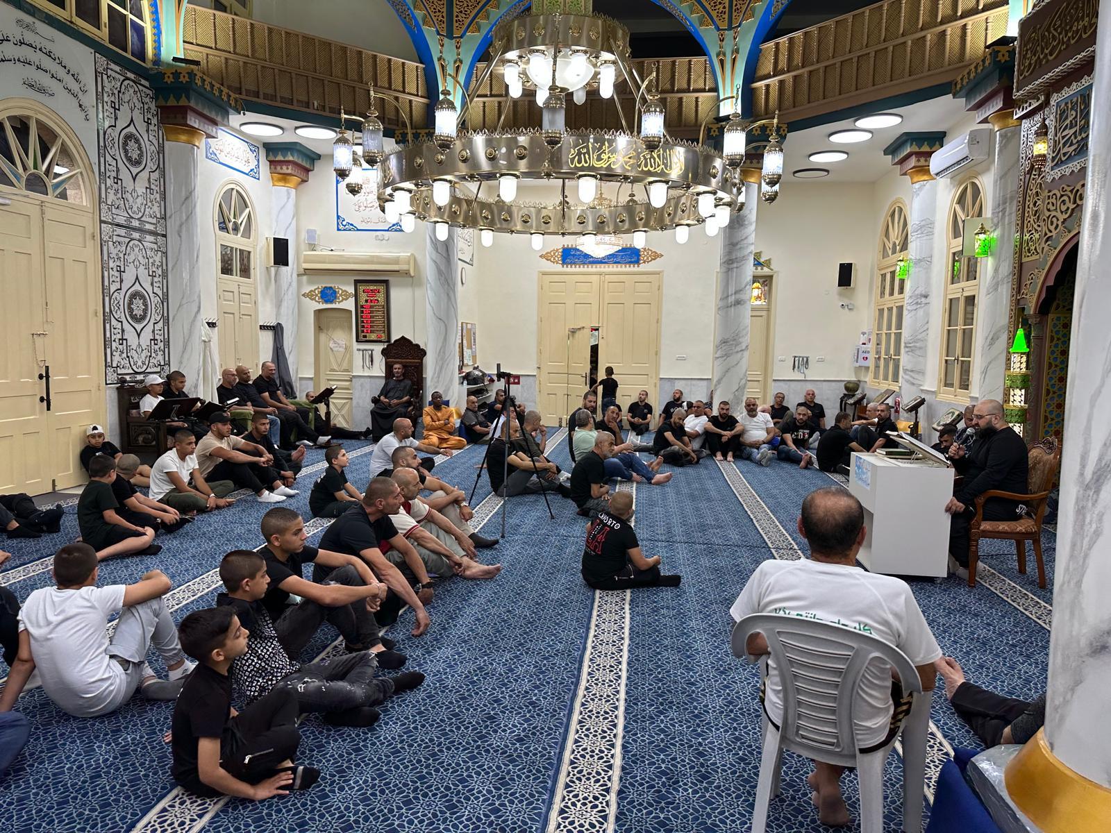 يافا: بالصور الأمسية الإيمانية الأسبوعية في مسجد النزهة وسط حضور غفير