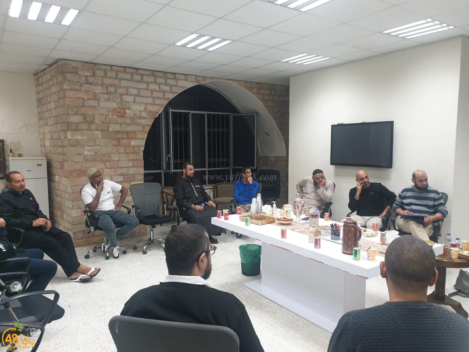 الهيئة الإسلامية المنتخبة يافا تجتمع بالأطر اليافية لبحث سبل العمل المشترك