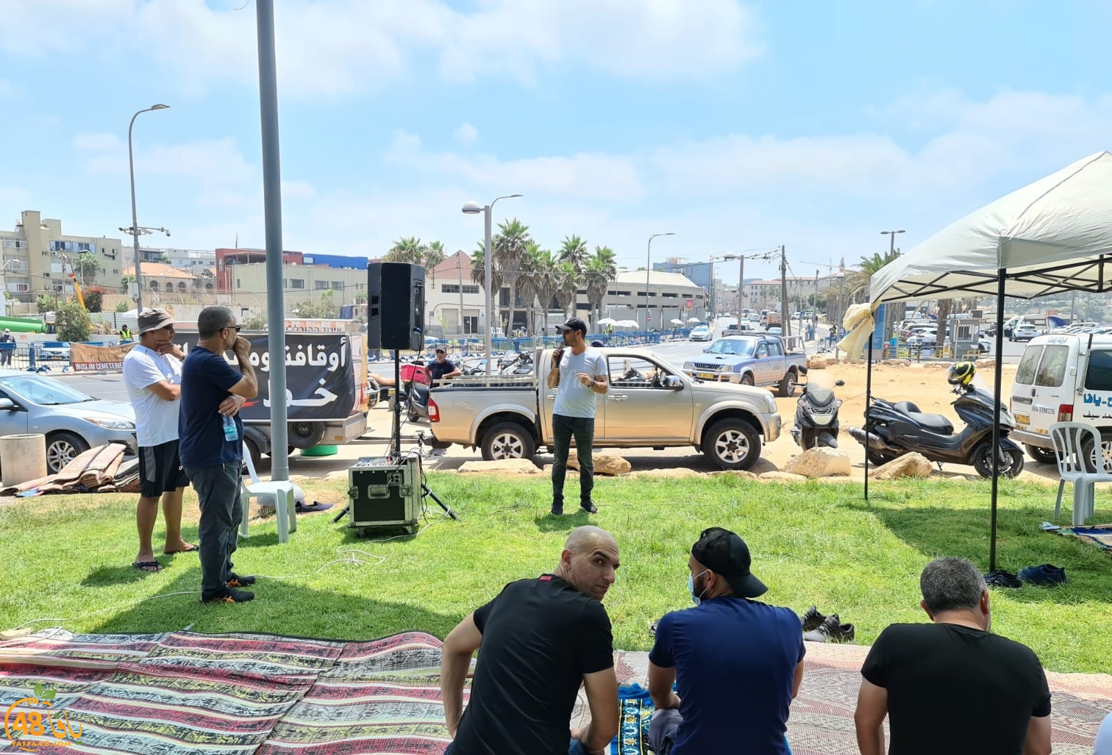 يافا: رئيس لجنة الوقف نُمهل البلدية 3 أيام لإخراج كافة معداتها من أرض المقبرة