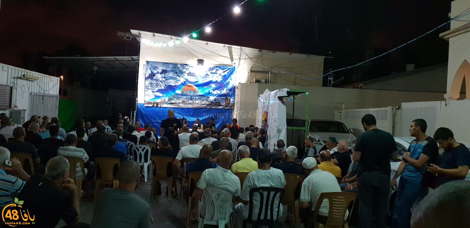 بالصور: خيمة الهدى الدعوية بيافا تُنظم أمسية دينية في ضيافة عائلة دكة