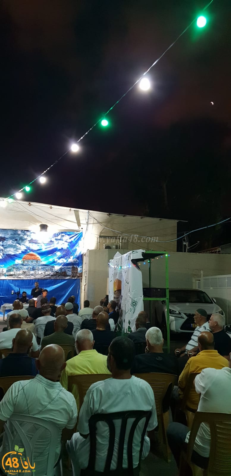 بالصور: خيمة الهدى الدعوية بيافا تُنظم أمسية دينية في ضيافة عائلة دكة
