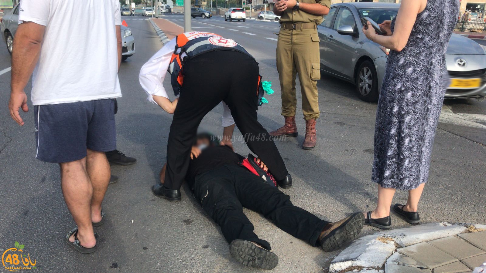  يافا: اصابة راكب دراجة نارية بحادث طرق قرب مستشفى فولفسون