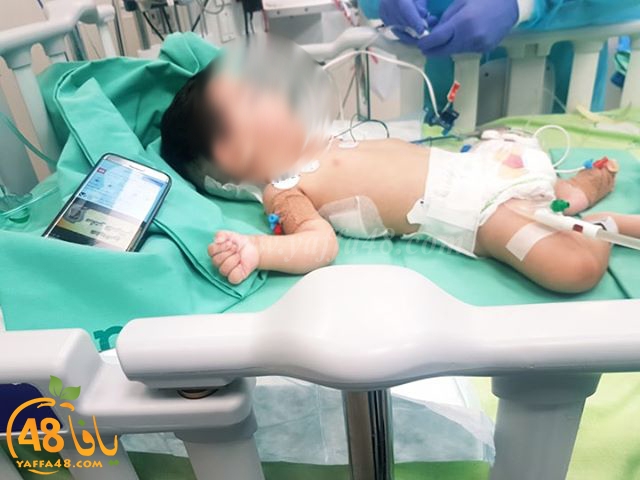  الرملة: والد الطفل عمار محمد المصري يطلب من الأهالي الدعاء لطفله بالشفاء العاجل