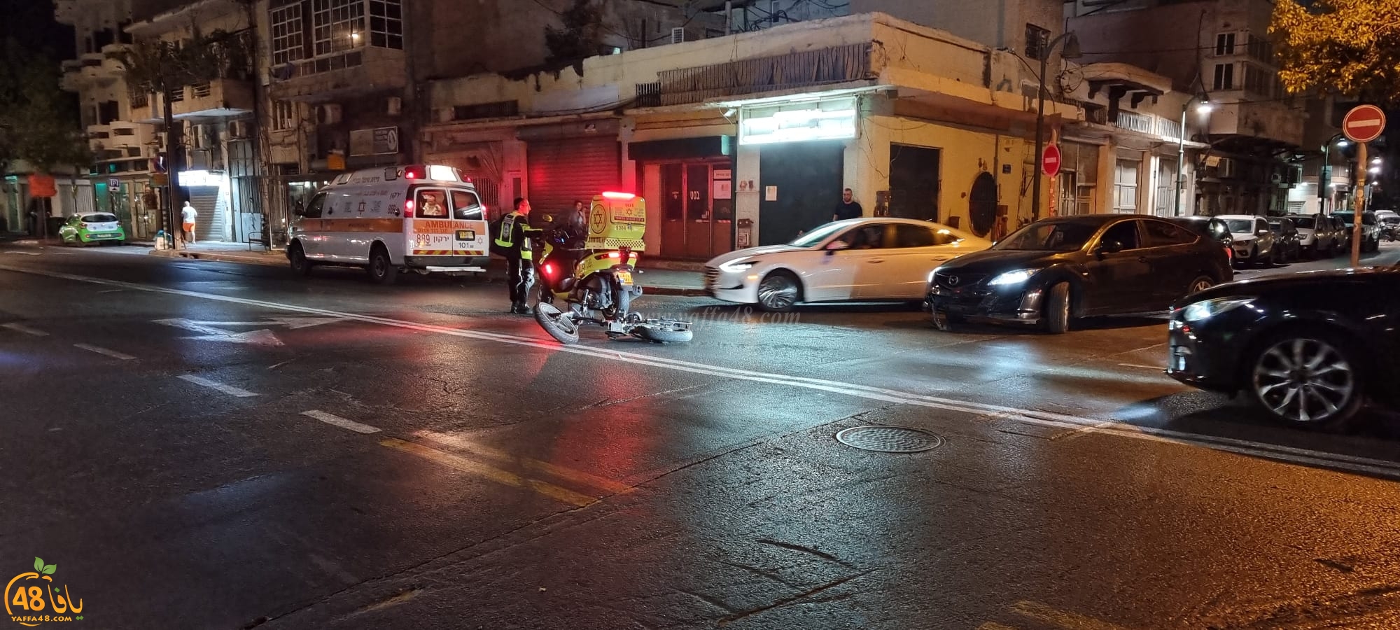 يافا: اصابة طفيفة لراكب دراجة كهربائية بحادث دهس 