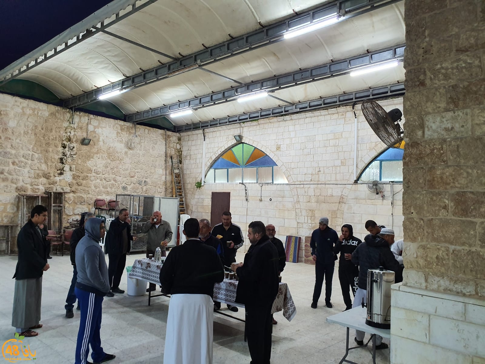 اللد: احياء صلاة الفجر العظيم في المسجد العمري الكبير بالمدينة