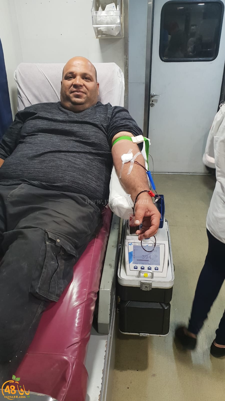  الرملة: عضو البلدية نايف ابو صويص يُنظم حملة للتبرّع بالدم 