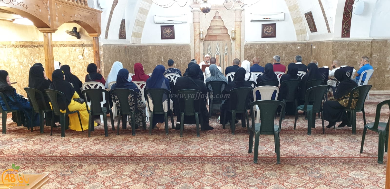 يافا: لجنة تيسير الحج والعمرة تُنظم الدرس الأخير لحجاج بيت الله الحرام 