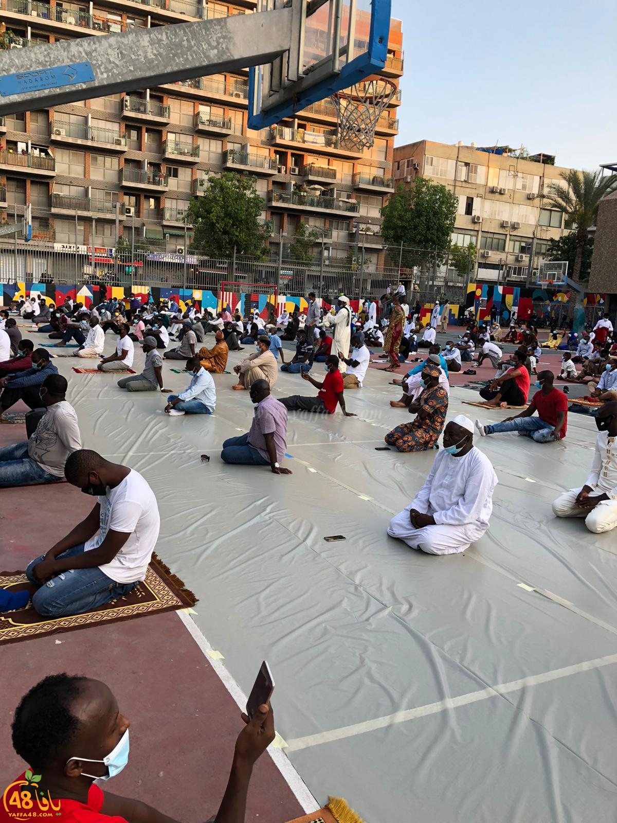 لأول مرة - الجالية السودانية بتل ابيب تُقيم صلاة العيد في العراء 
