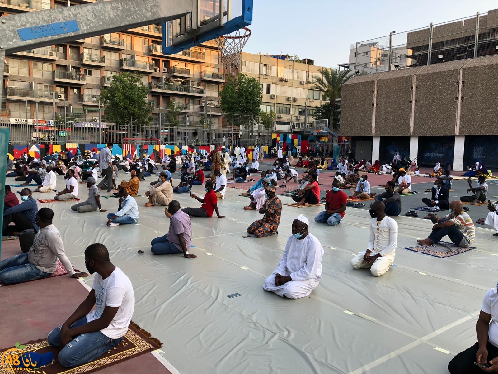 لأول مرة - الجالية السودانية بتل ابيب تُقيم صلاة العيد في العراء 