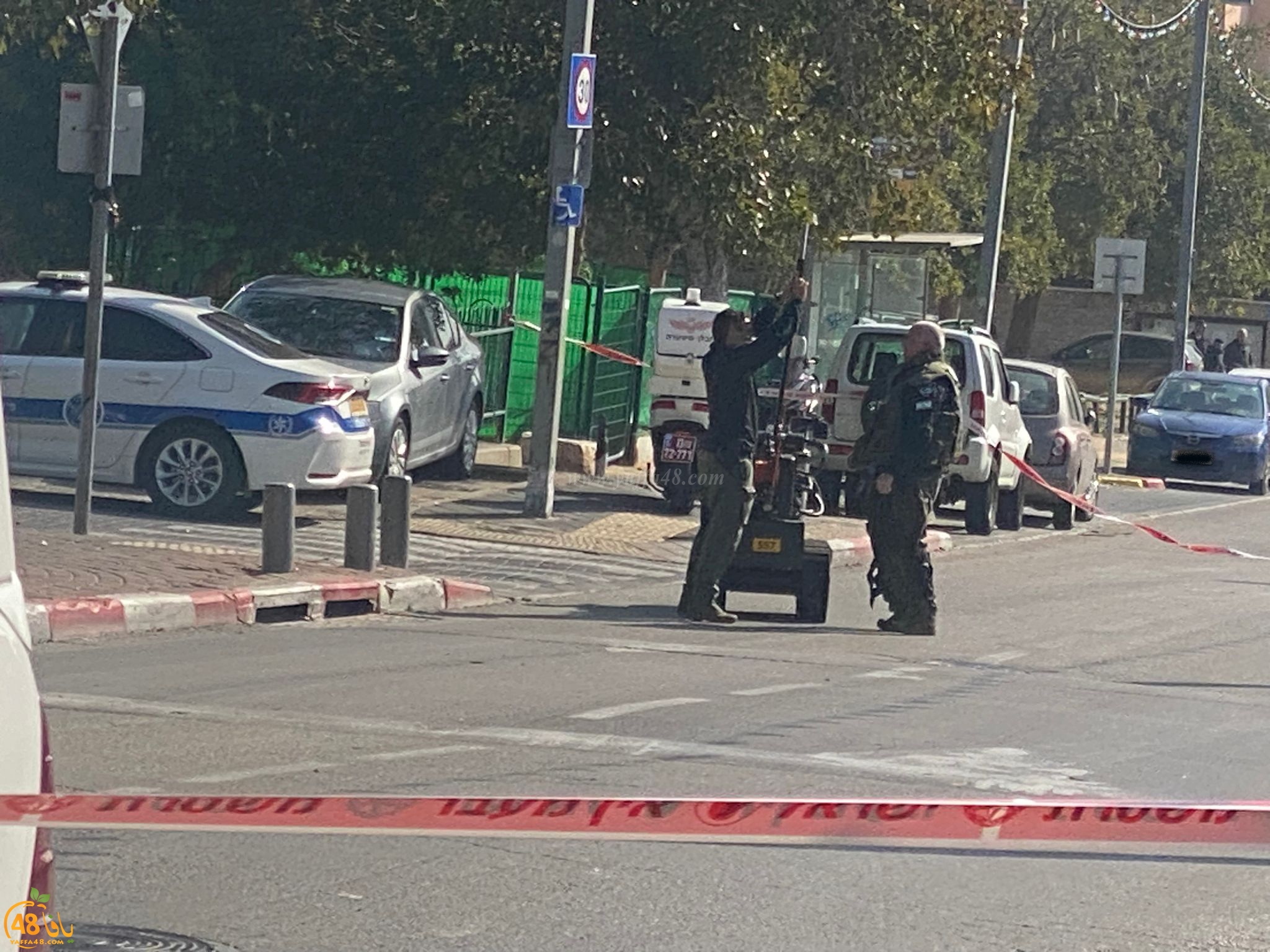 يافا: ضبط جسم مشبوه أسفل مركبة والشرطة تهرع للمكان 