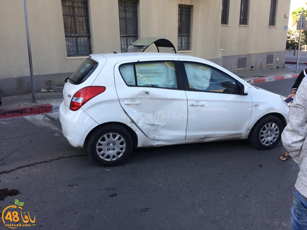  اصابة طفيفة لراكب دراجة نارية بحادث طرق في يافا 