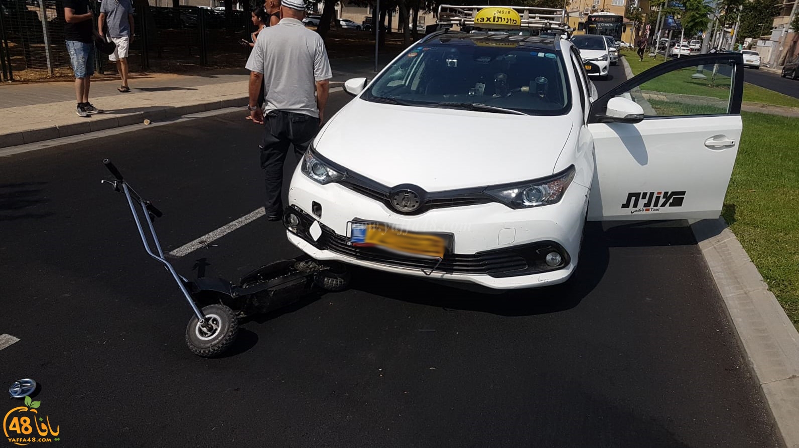  يافا: إصابة طفيفة لراكب دراجة كهربائية بحادث دهس 