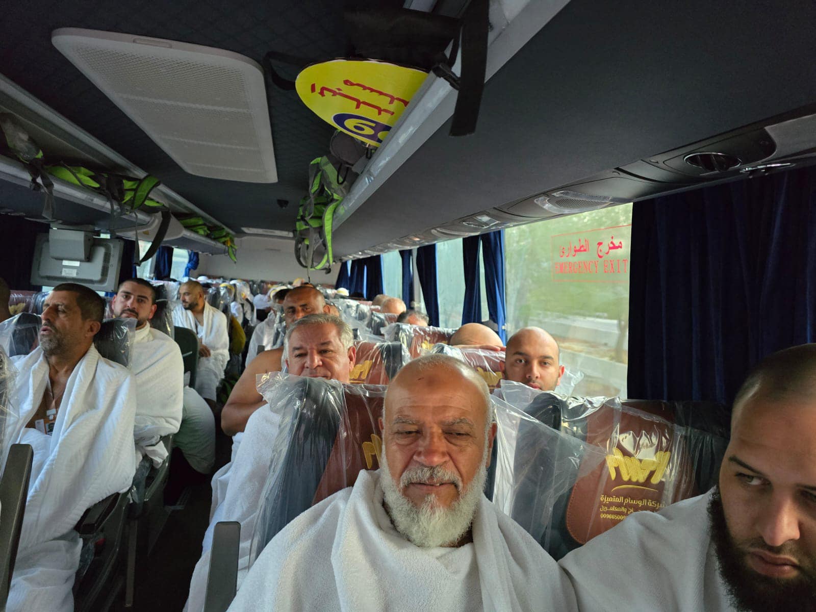 صور لحجاج اللد والرملة أثناء توجههم إلى صعيد عرفات 