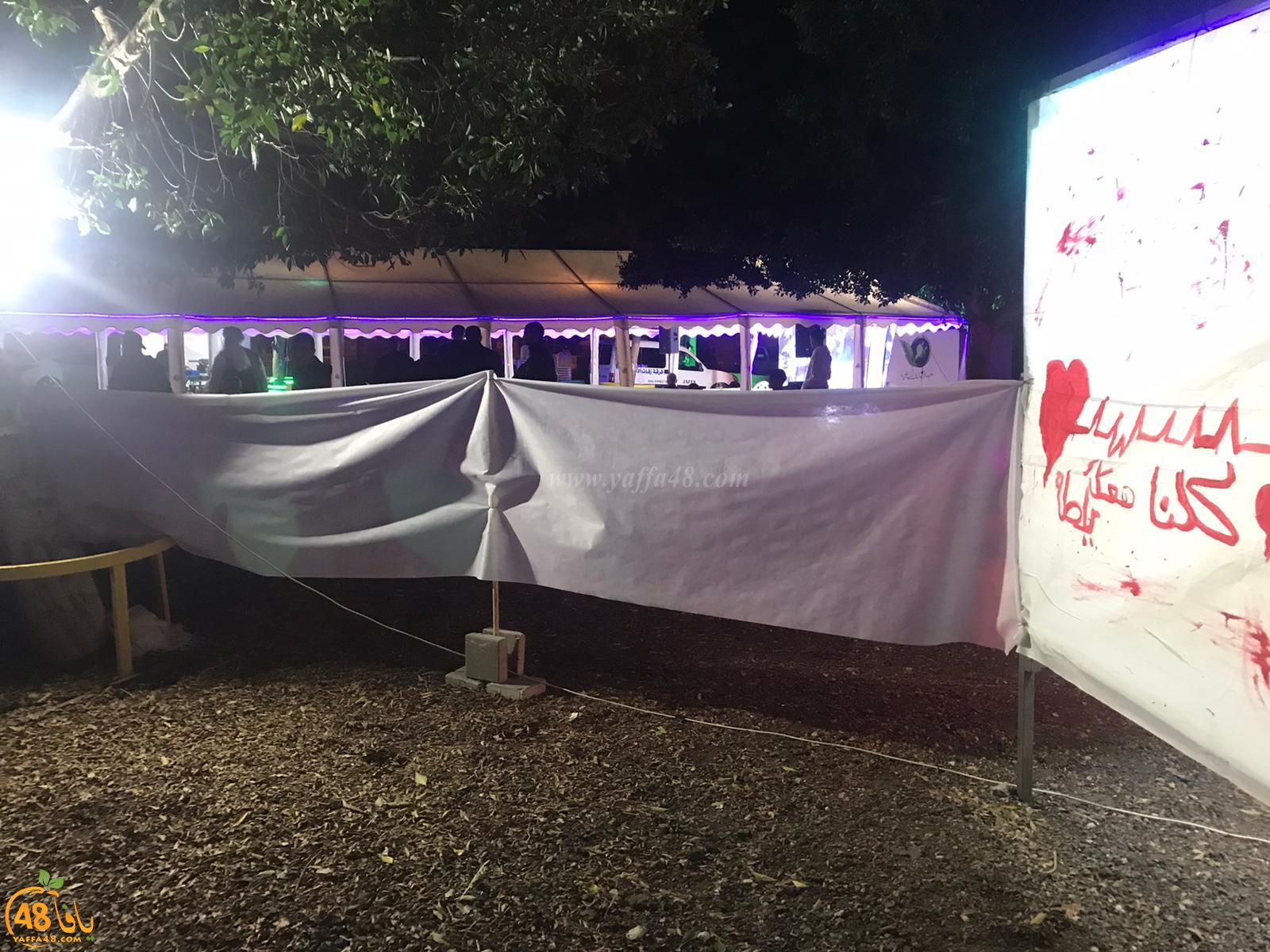  بالصور: خيمة الهدى تنظم أمسية دعوية في ضيافة عائلة قندس بيافا