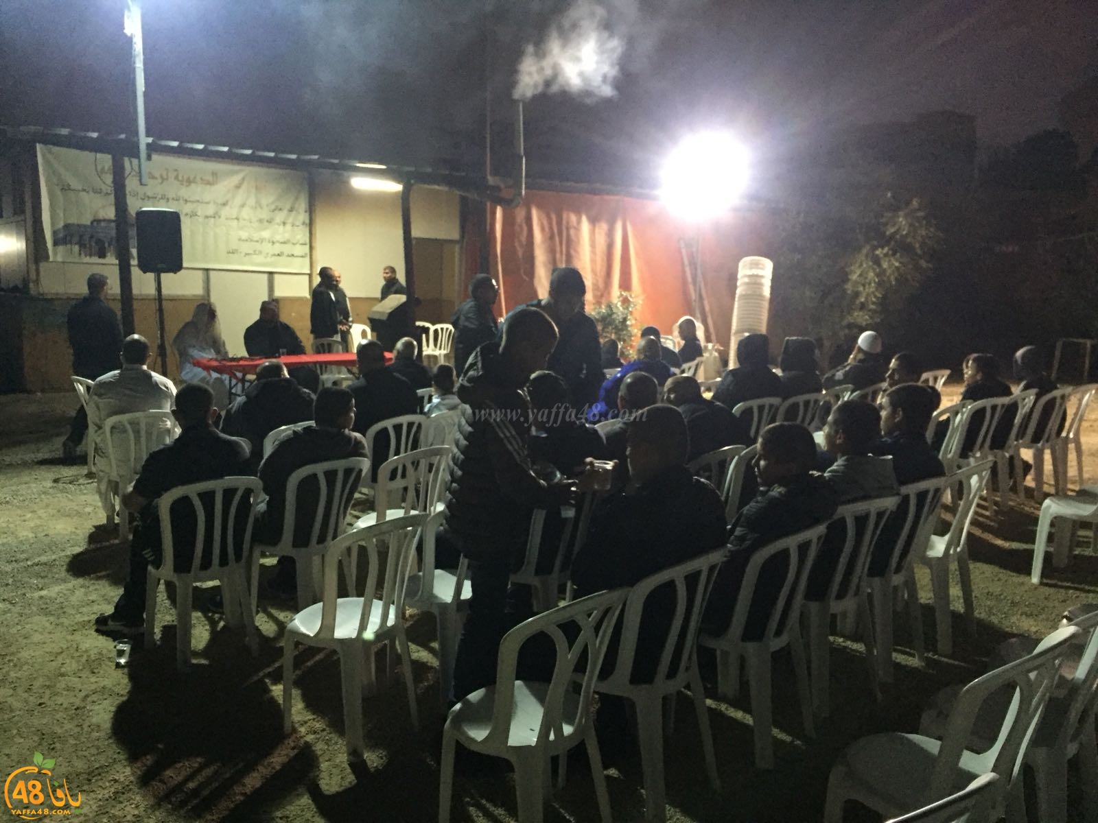 اللد: لجنة نشر الدعوة تختم سلسلة خيام النور لشهر آذار بأمسية ايمانية في حي شنير