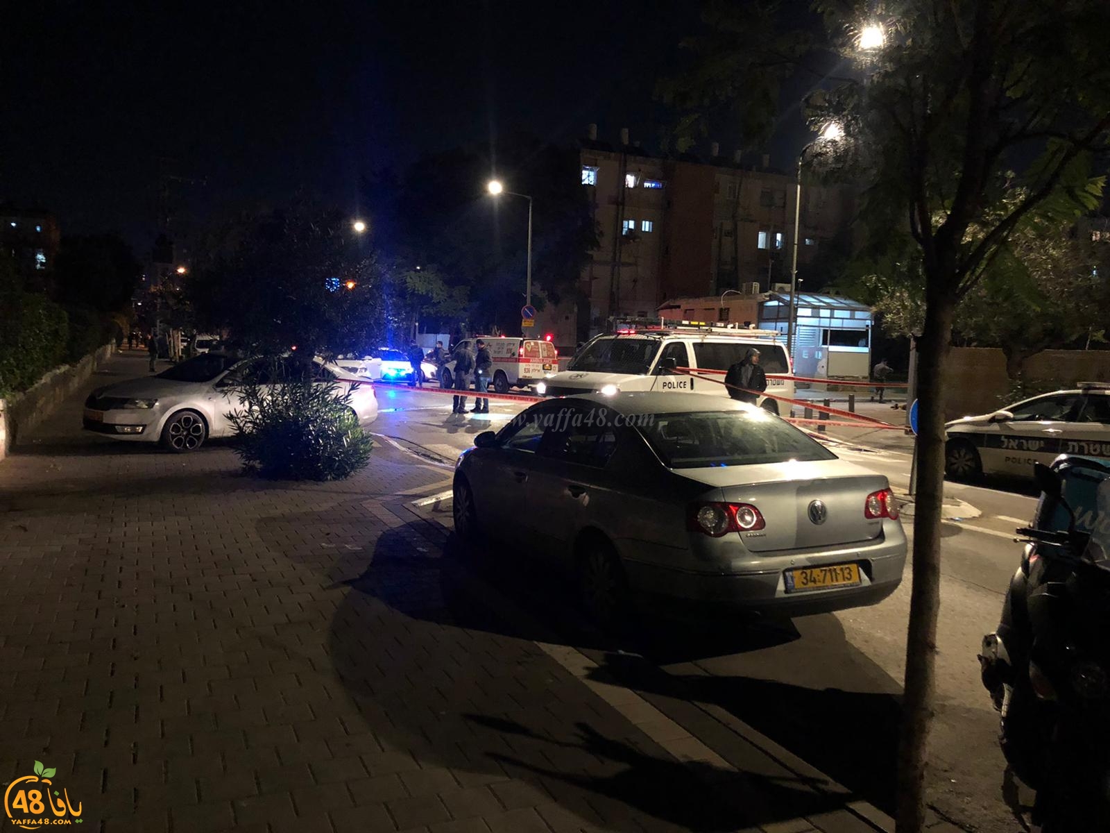 يافا: إصابتان إحداهما خطرة في حادث إطلاق وسط المدينة