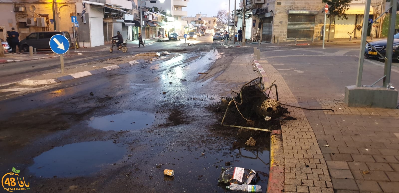  هدوء حذر يخيّم على أجواء مدينة يافا بعد مواجهات بين الشرطة والشبان 