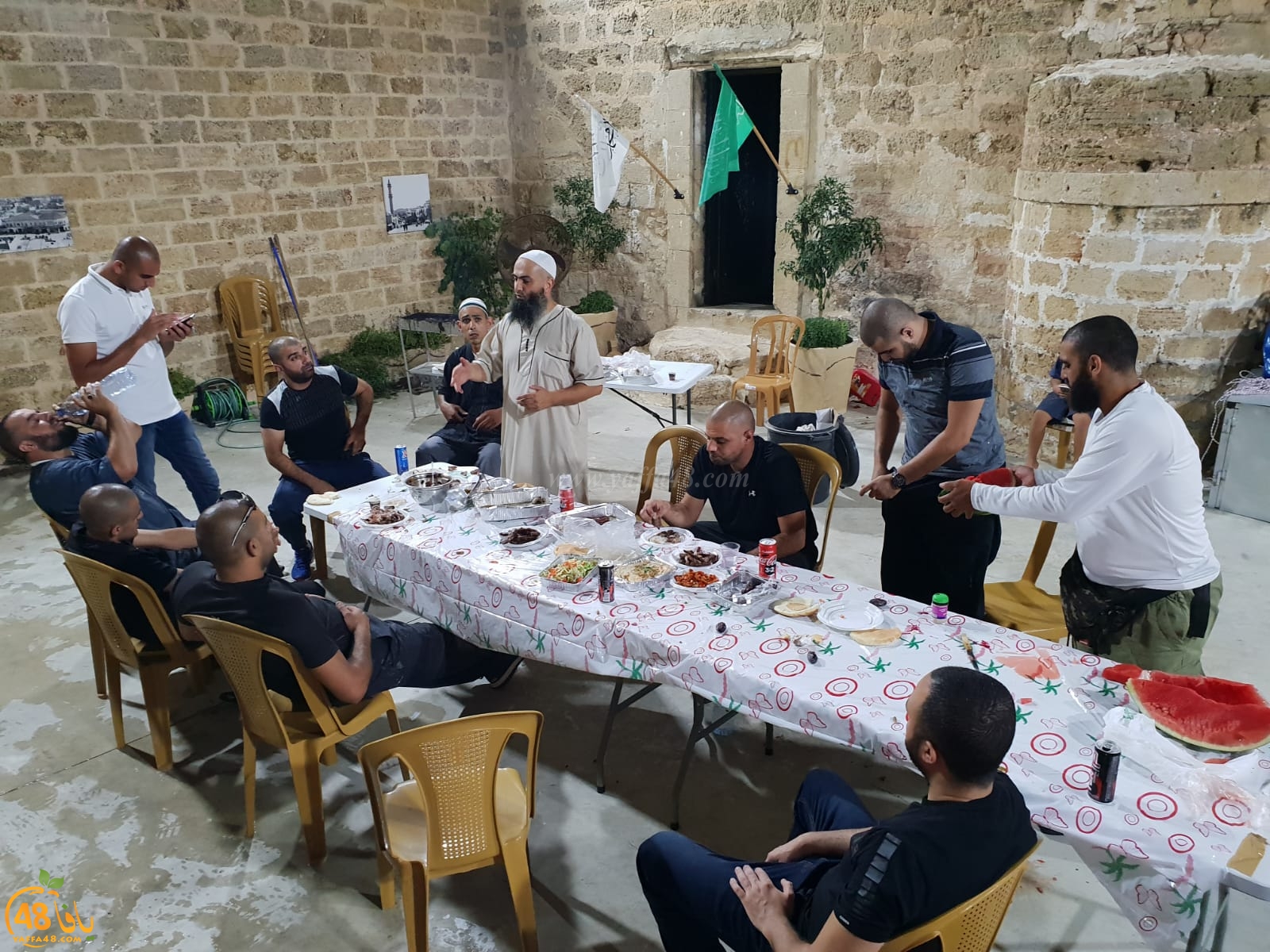  إفطار جماعي لشباب مركز الدعوة في مدينة يافا 
