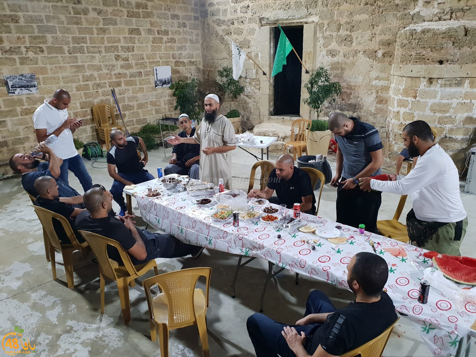  إفطار جماعي لشباب مركز الدعوة في مدينة يافا 