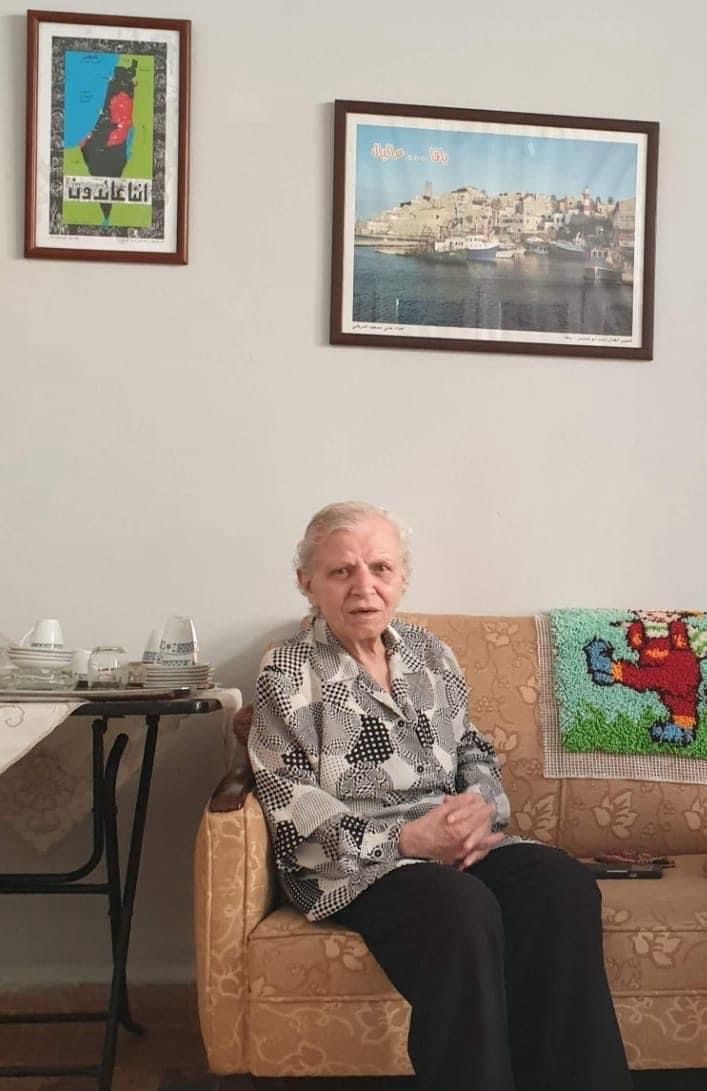 وفاة المناضلة زينب طاهر ساق الله من مواليد يافا عام 1930.