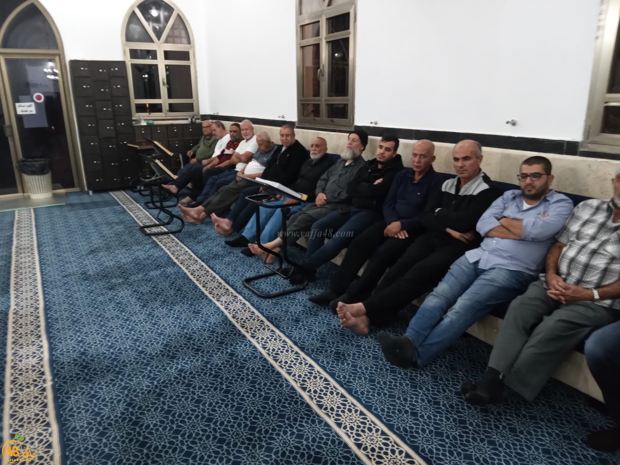 عقد مجلس للصلاة على النبي في مسجد الجبلية بيافا 