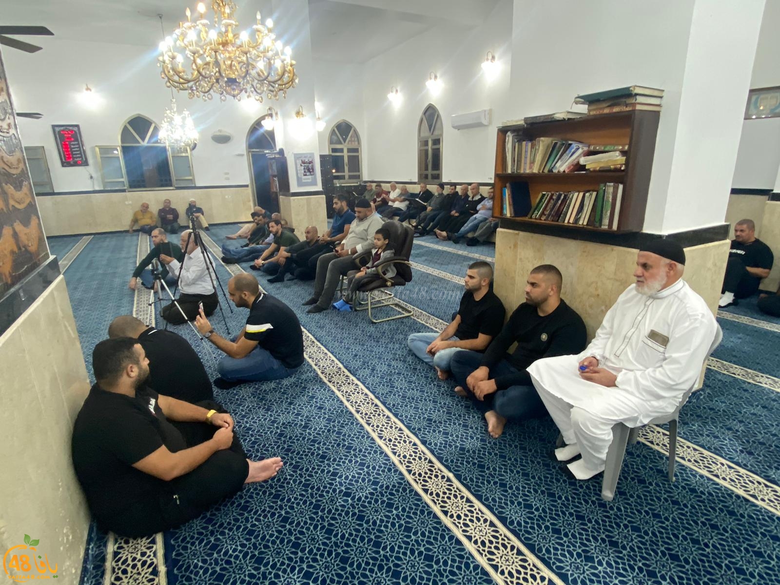 عقد مجلس للصلاة على النبي في مسجد الجبلية بيافا 