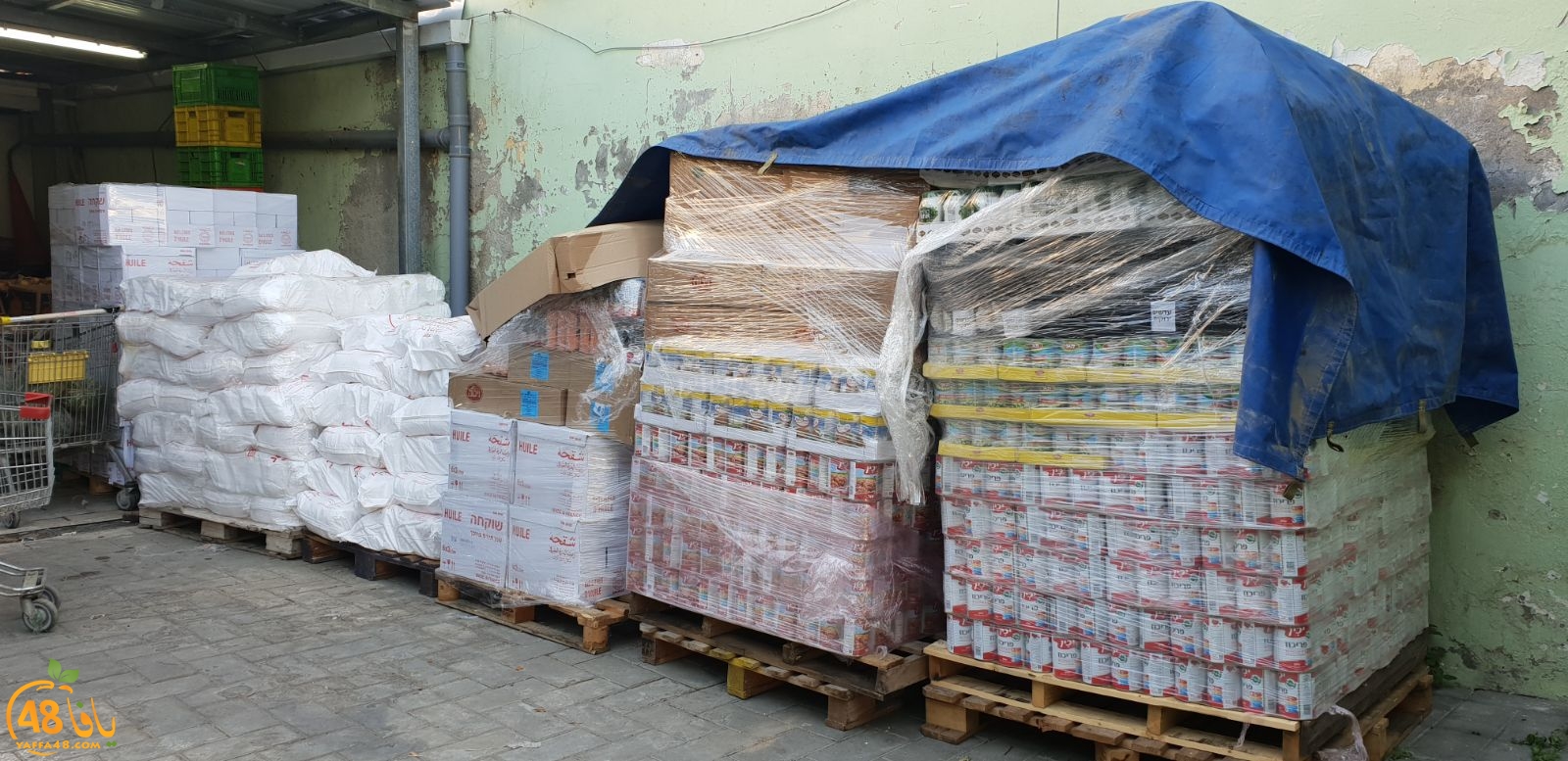 اليوم: جمعية يافا توزّع 15 طناً من الطرود الغذائية بمناسبة حلول شهر رمضان المبارك 