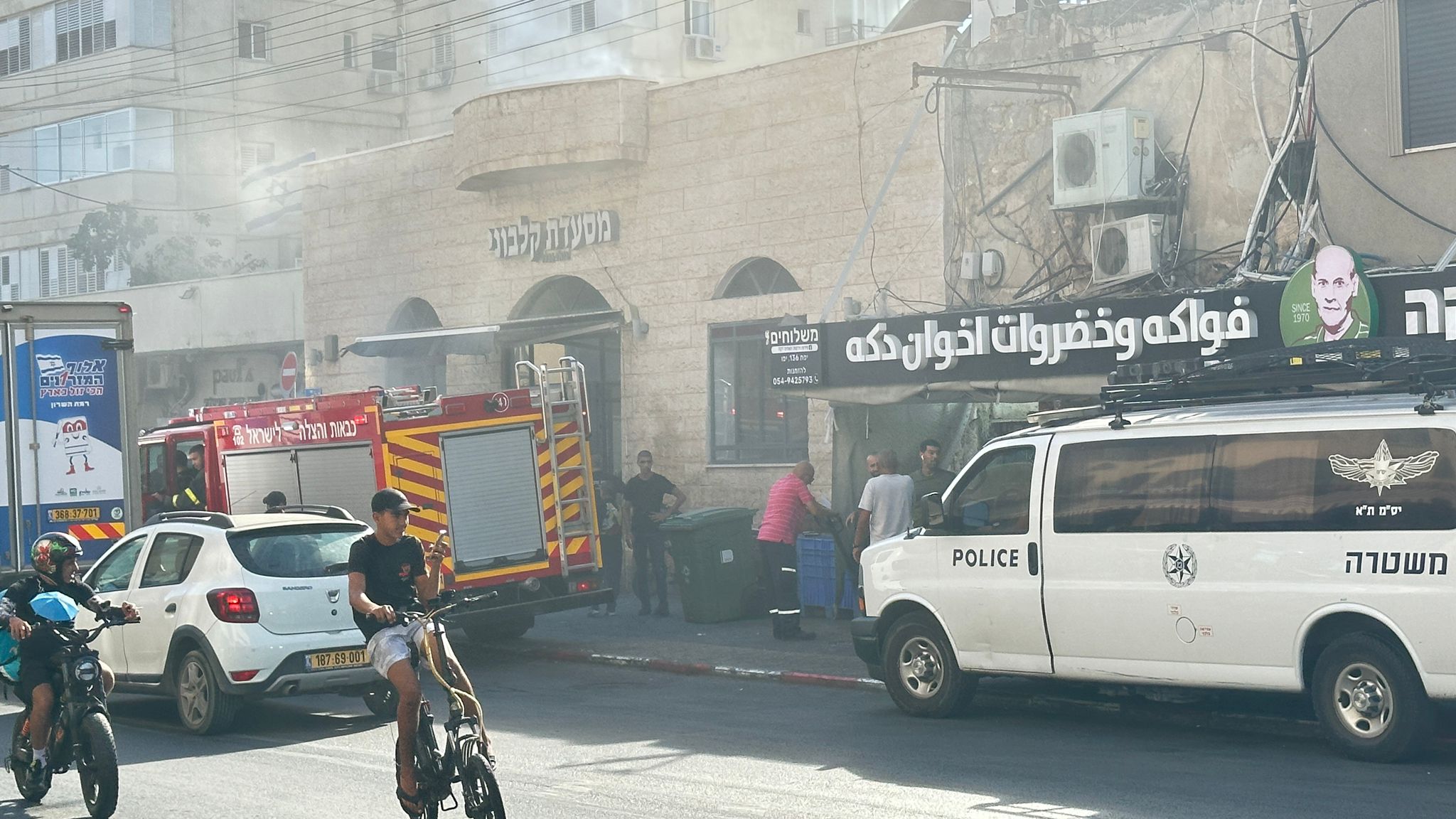  يافا: حريق داخل مطعم دون وقوع إصابات 