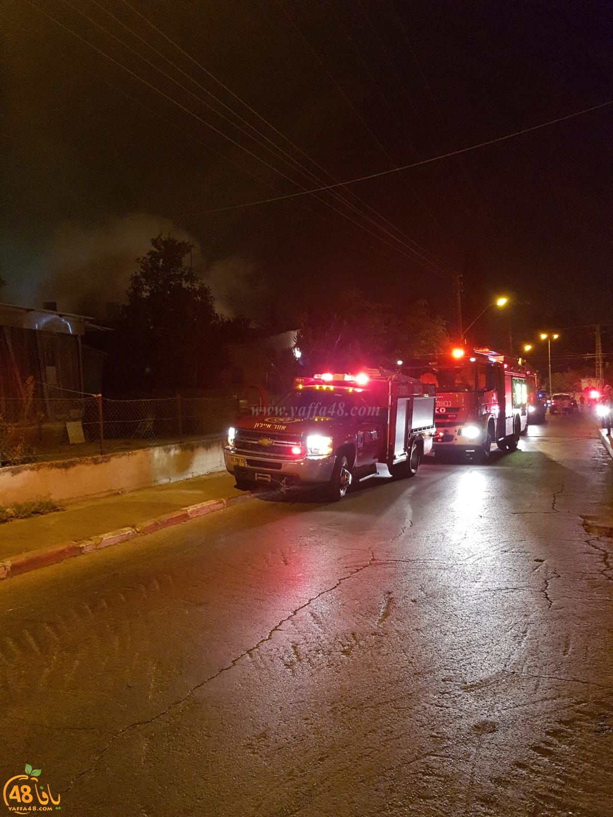  بالصور: احتراق منزل في مدينة الرملة دون وقوع اصابات 