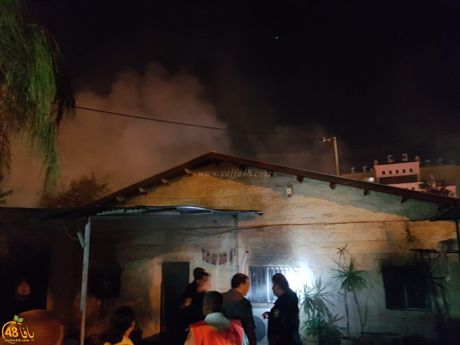  بالصور: احتراق منزل في مدينة الرملة دون وقوع اصابات 