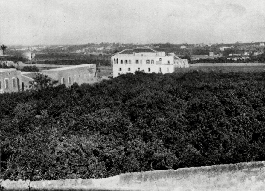 أيام نكبة| صور نادرة لقصر أمين الطاهر في حي أبو كبير بمدينة يافا عام 1935 
